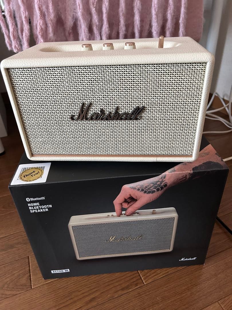 Marshall Acton III ワイヤレススピーカー アイボリー Marshall(マーシャル) ワイヤレススピーカー ActonIII(アクトン 3