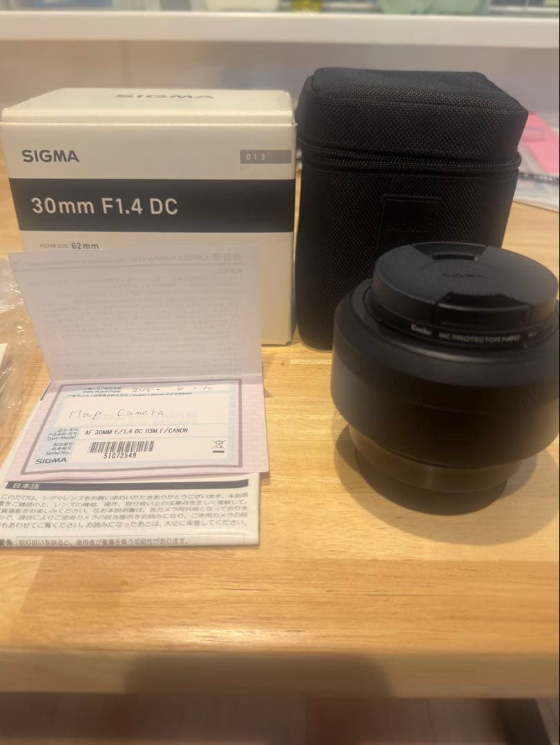 SIGMA 30mm F1.4 DC レンズプロテクター付Canon用 Amazon.co.jp: シグマ(Sigma) レンズ 30mm F1.4 DC DN Canon キヤノン