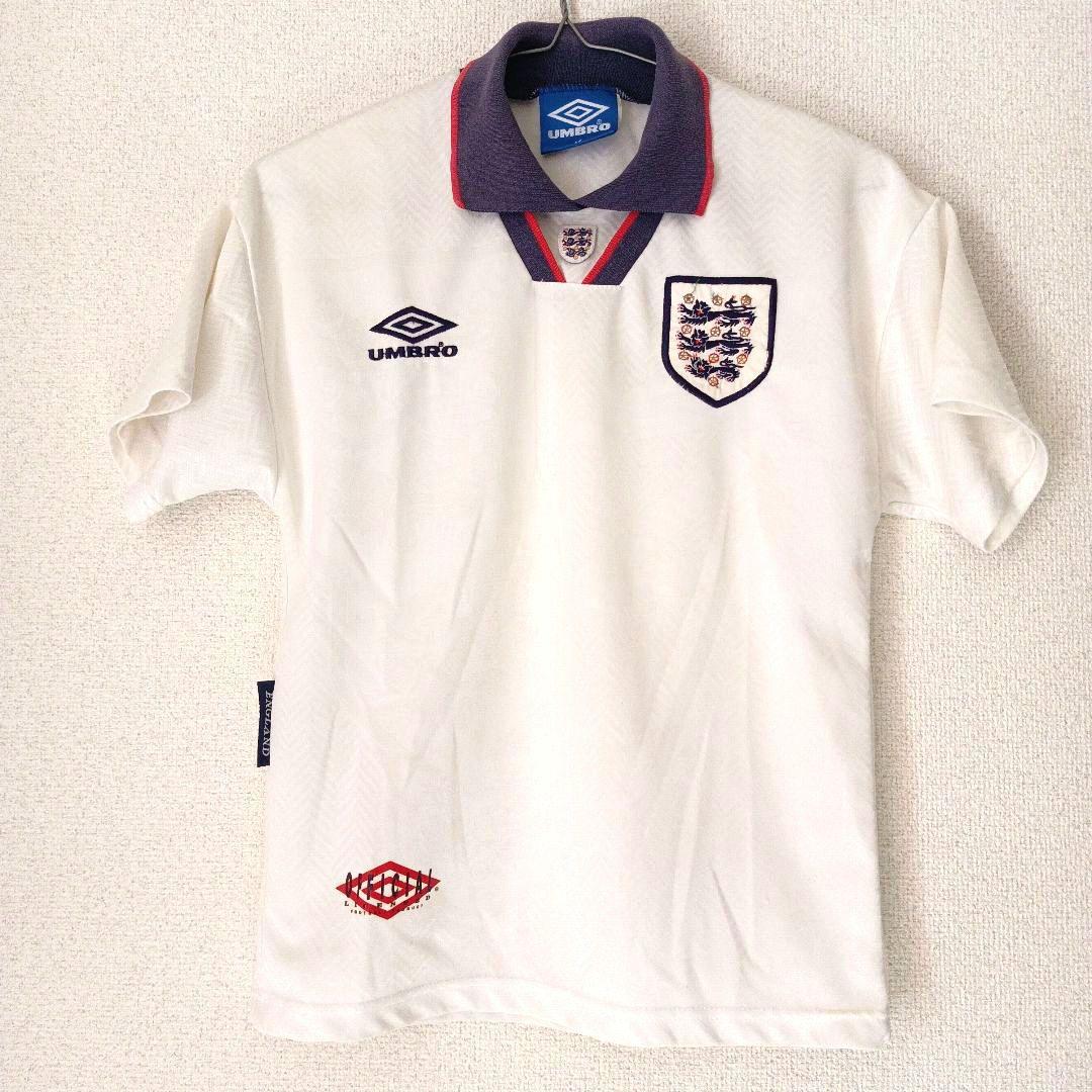 サッカー イングランド代表 ホームユニフォーム UMBRO 94年 LB - メルカリ