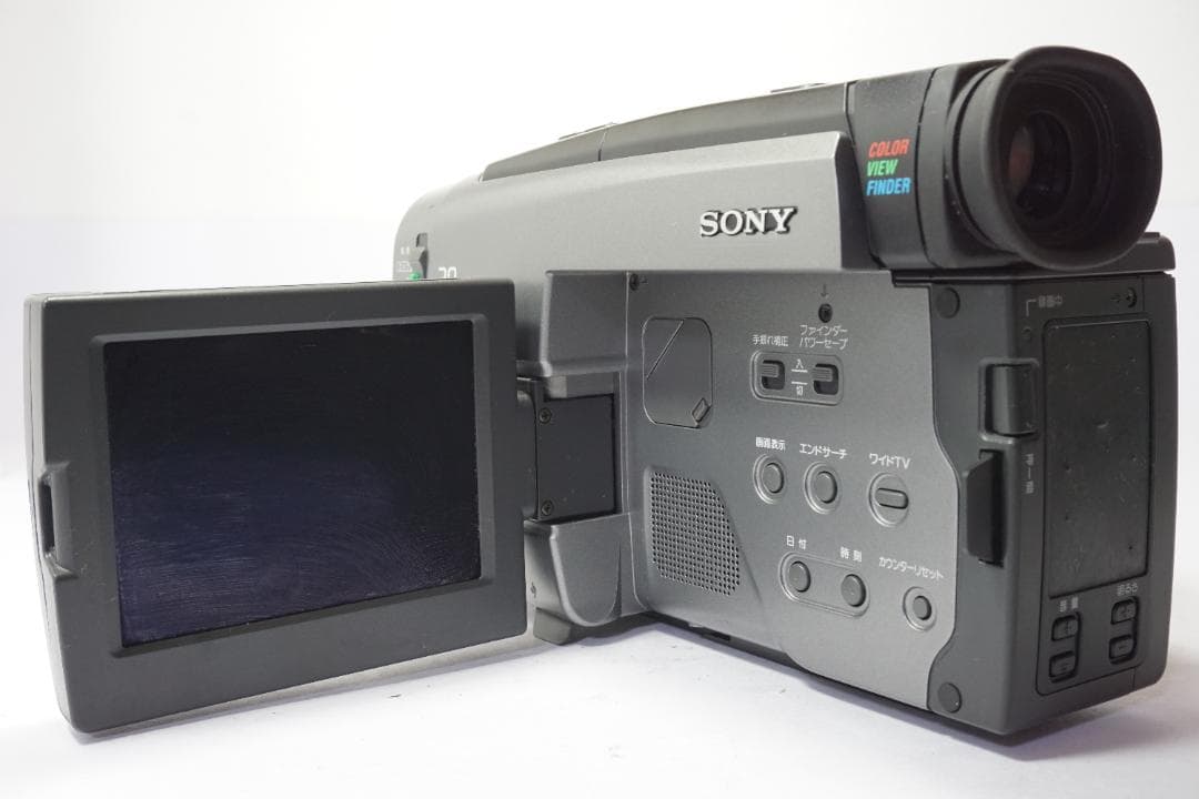 箱リモコン付き】 SONY ビデオカメラ CCD-TRV90 Hi8 8mm - メルカリ