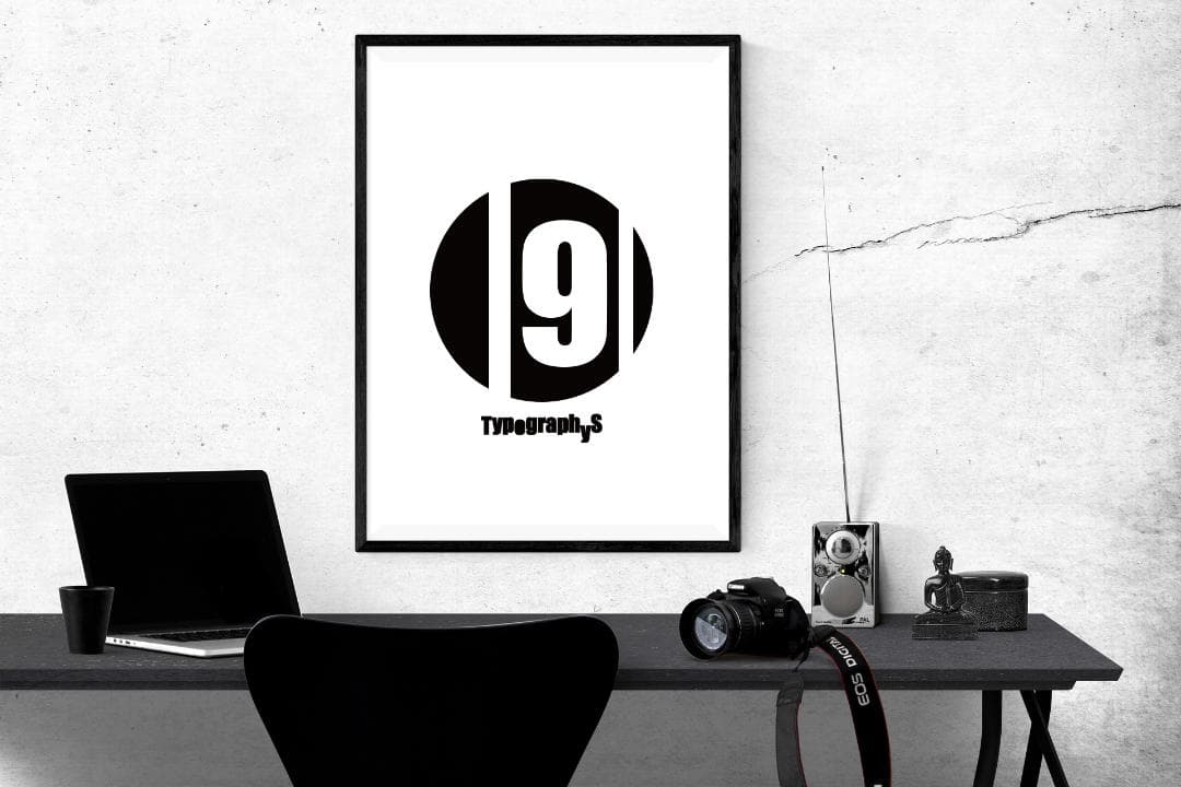 SALE】TYPOGRAPHYS アートポスター（大型A2サイズ）約60cm - メルカリ