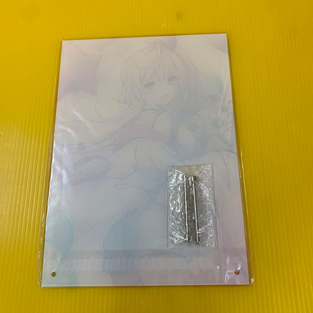 星川サラ 複製直筆サイン・メッセージ入りアクリルパネル 星川サラ