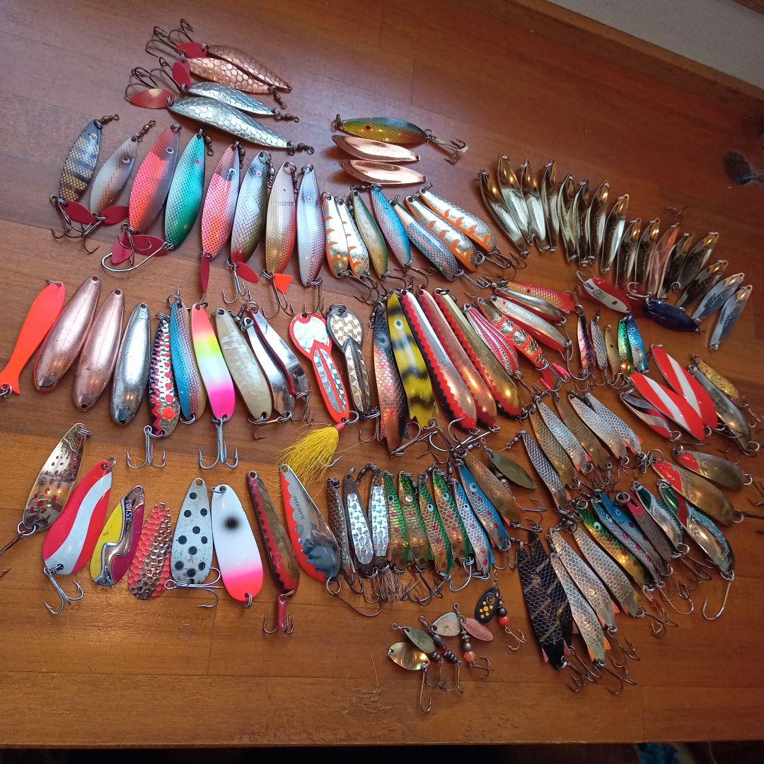オールドスプーン114個セット　 ABU トビー　ベーテ　サラマンダー　ランカー 2026年最新】abu オールドスプーンルアーの人気アイテム - メルカリ