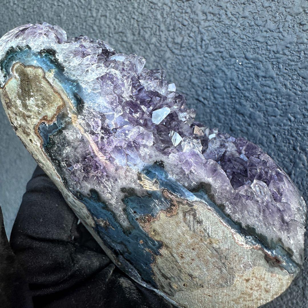 アメジストミニドーム&レインボーヒマラヤ水晶アイリスクォーツ浄化