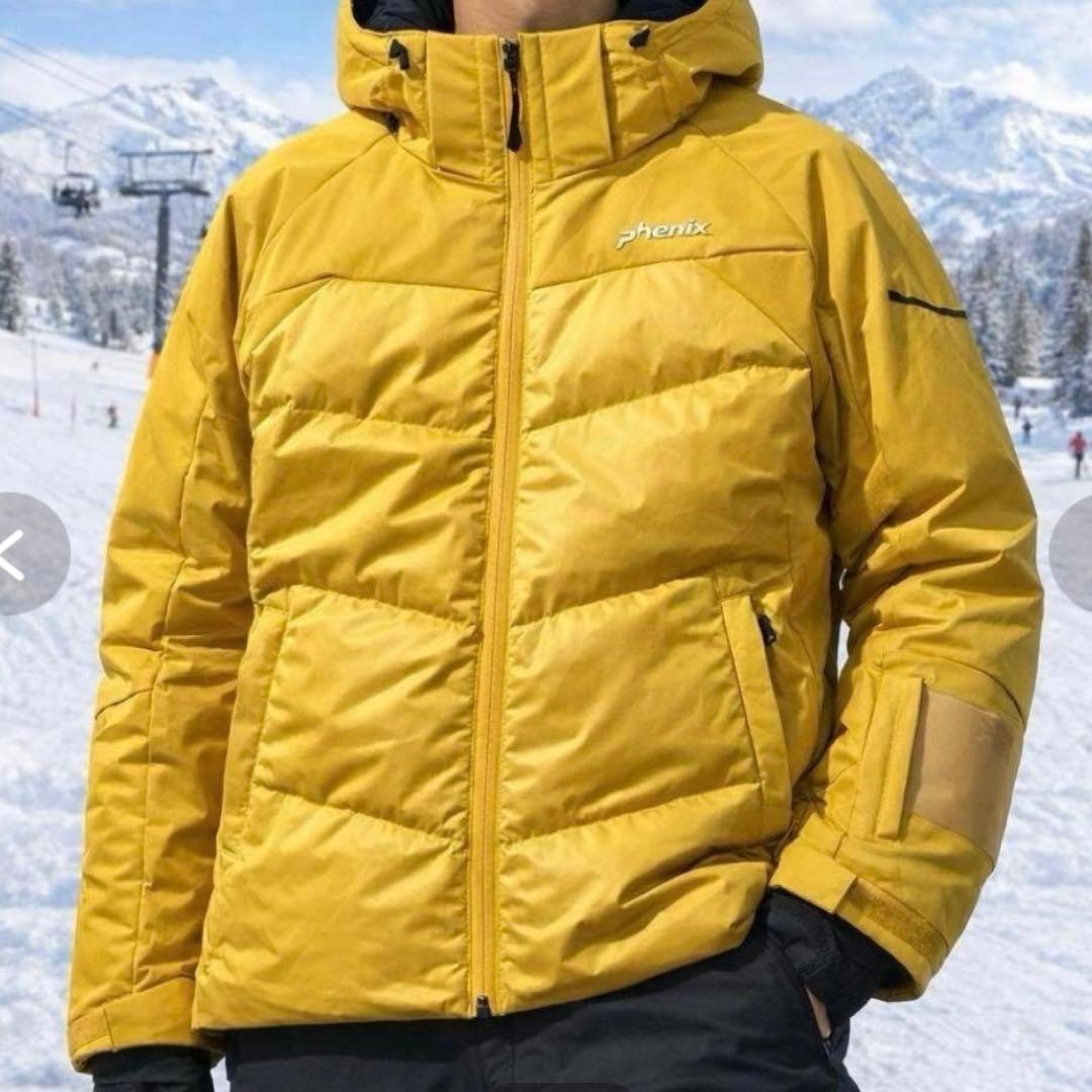 Phenixスキーウェアハイブリッドレガシージャケット Sイエロー