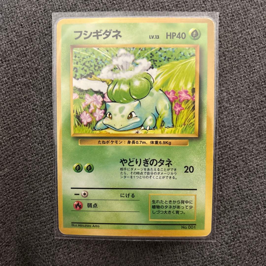 旧裏 初版 フシギダネ ポケモンカード マークなし - メルカリ