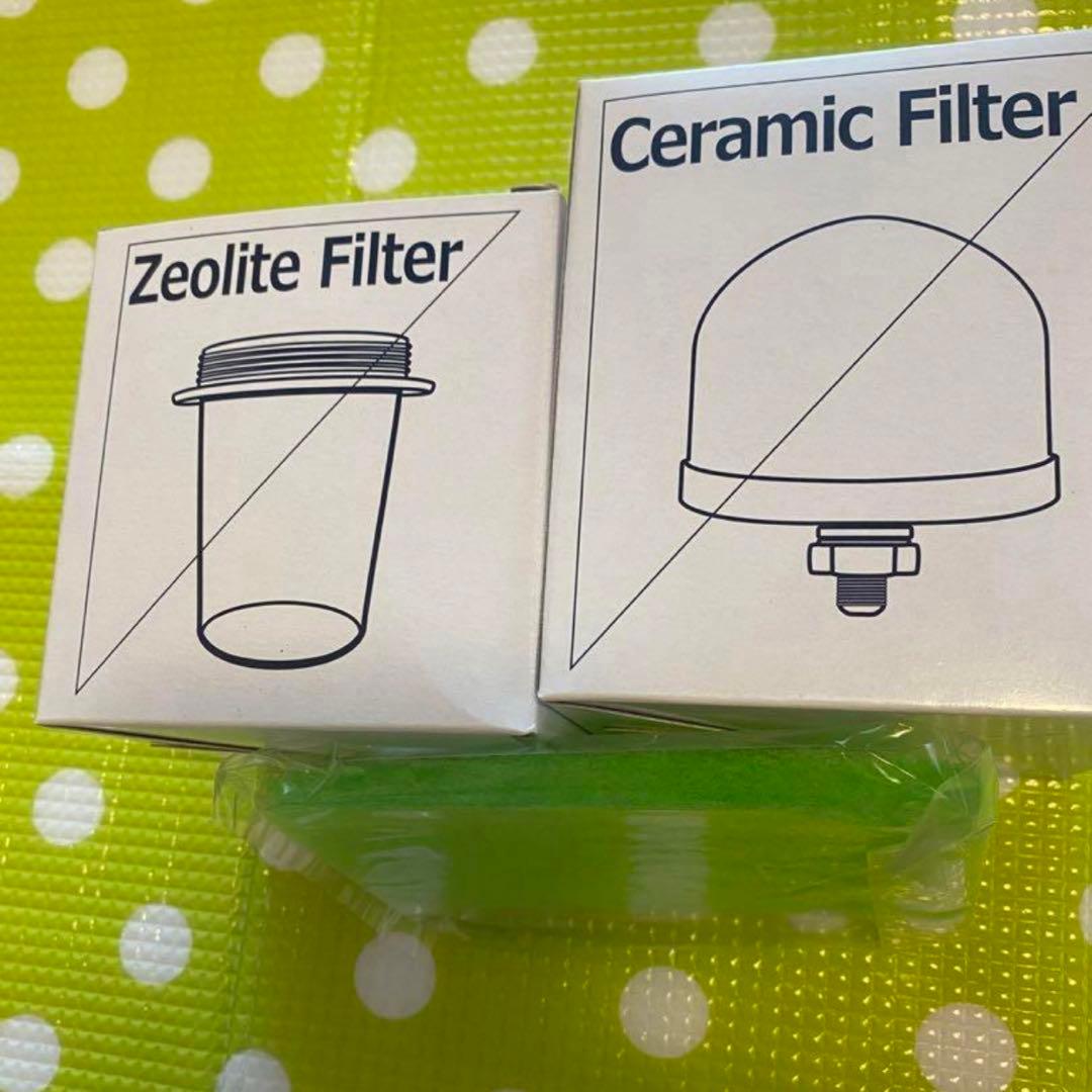 11月購入】ポタポタクラブセラミックフィルター&ゼオライトフィルター