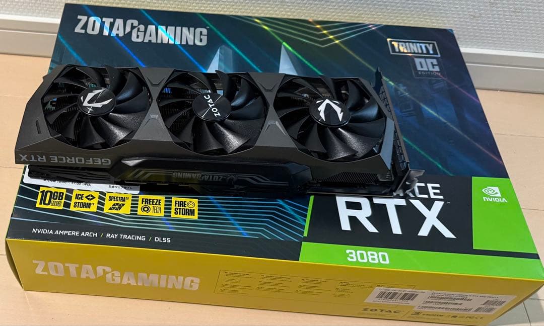 グラフィックボード・グラボ・ビデオカード ZOTAC GAMING GeForce RTX 3080 Trinity OC Amazon.com: ZOTAC Gaming GeForce RTX™ 3080 Trinity OC LHR 10GB