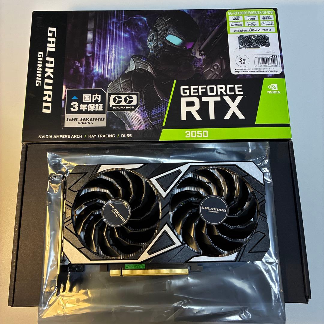 玄人志向 NVIDIA RTX3050 グラフィックボード GDDR6 6GB 71cTMiK3fQL._AC_UF350,