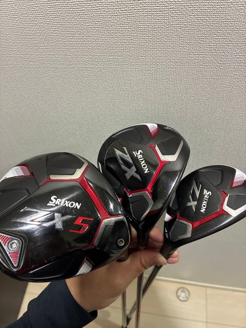Srixon ZX5 ドライバー、zx3w、zx #4uの3本セット - メルカリ