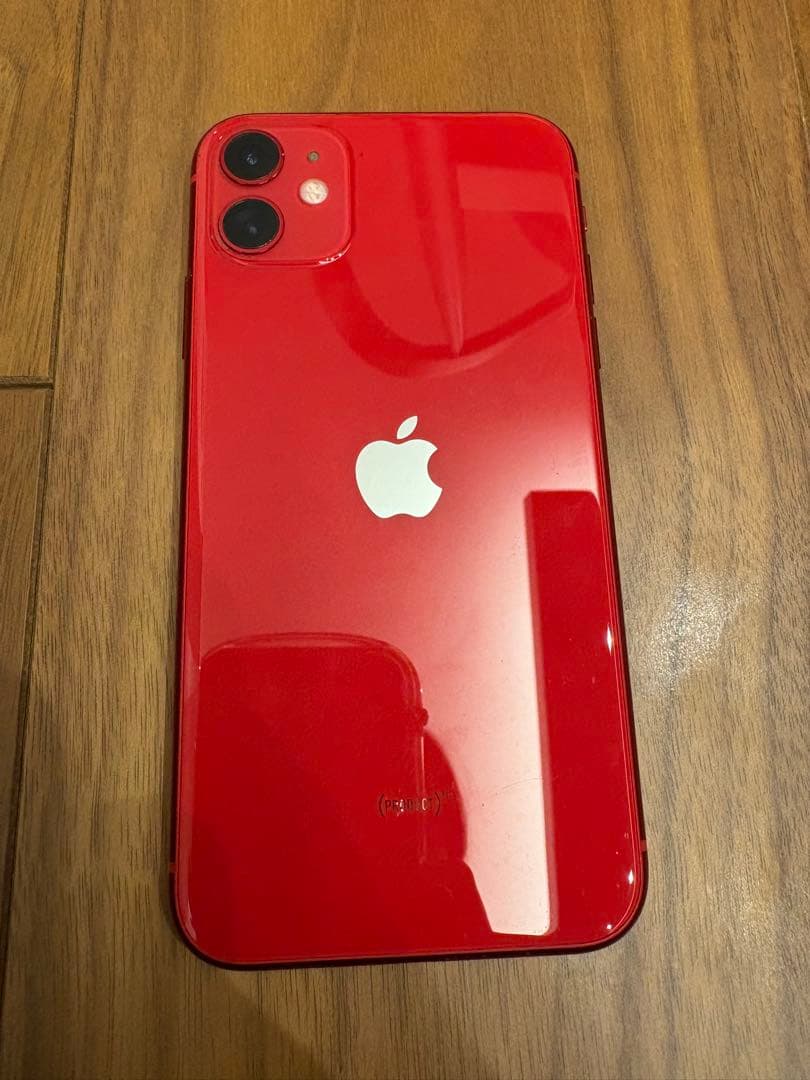 【値下げ】iPhone 11 64GB RED◆SIMロックあり◆初期化済◆美品 美品】iPhone 11 RED 64 GB SIMロック解除済み 付属品新品未使用 iFace