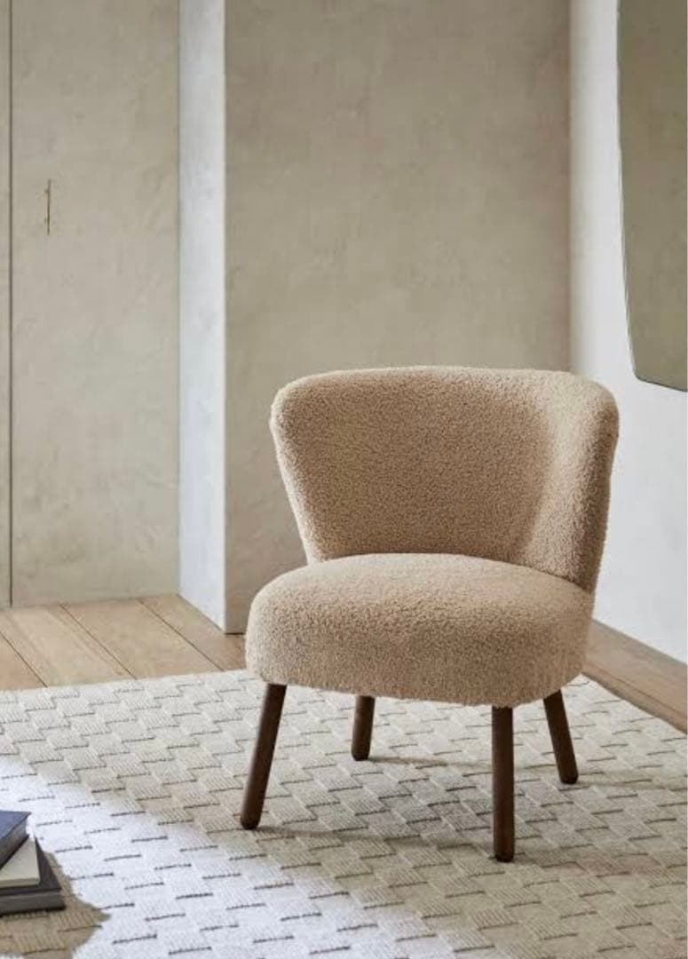 美品』ザラホーム ボア イス チェア - メルカリ