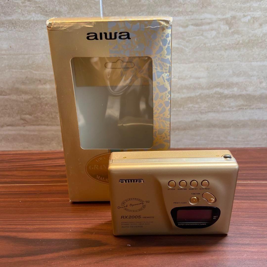 aiwa ラジオ カセットプレーヤー HS-RX2005 2804 aiwa ラジオ カセットプレーヤー HS-RX2005 2804