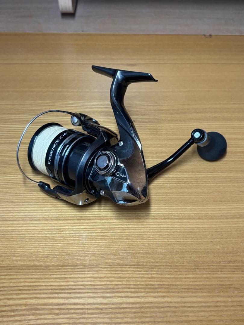 スピニングリール ブラック アルミ製 SHIMANO シマノ スピニングリール 03373 やや傷や汚れあり