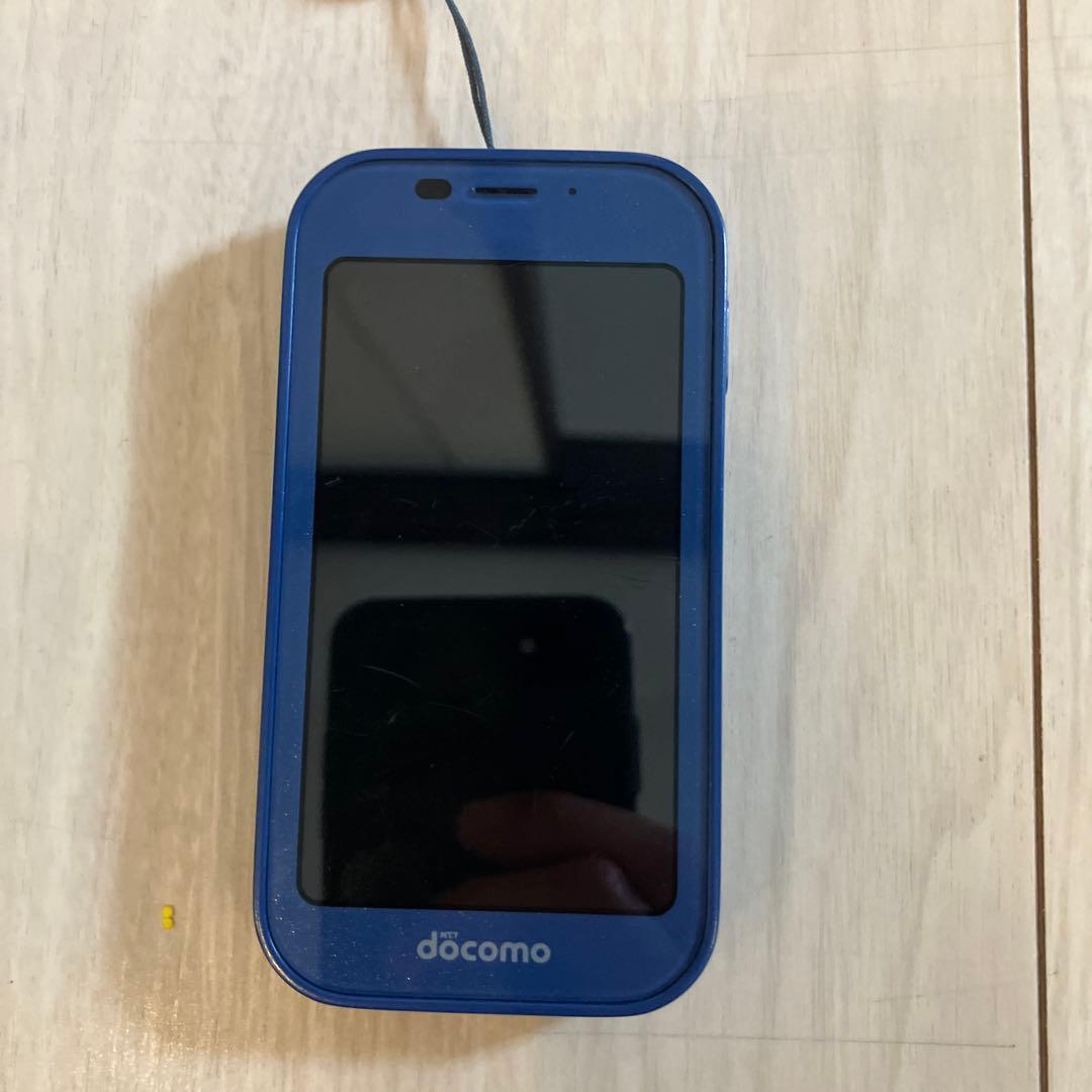 中古 docomo ドコモ キッズケータイ SH-03M ブルー - メルカリ
