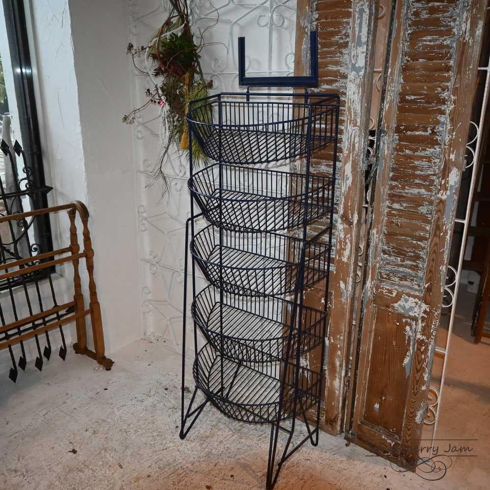 L3710-30-1 ヴィンテージ ベジタブルラック 収納 ワイヤーバスケット L3710-30-1 ヴィンテージ ベジタブルラック 収納 ワイヤーバスケット