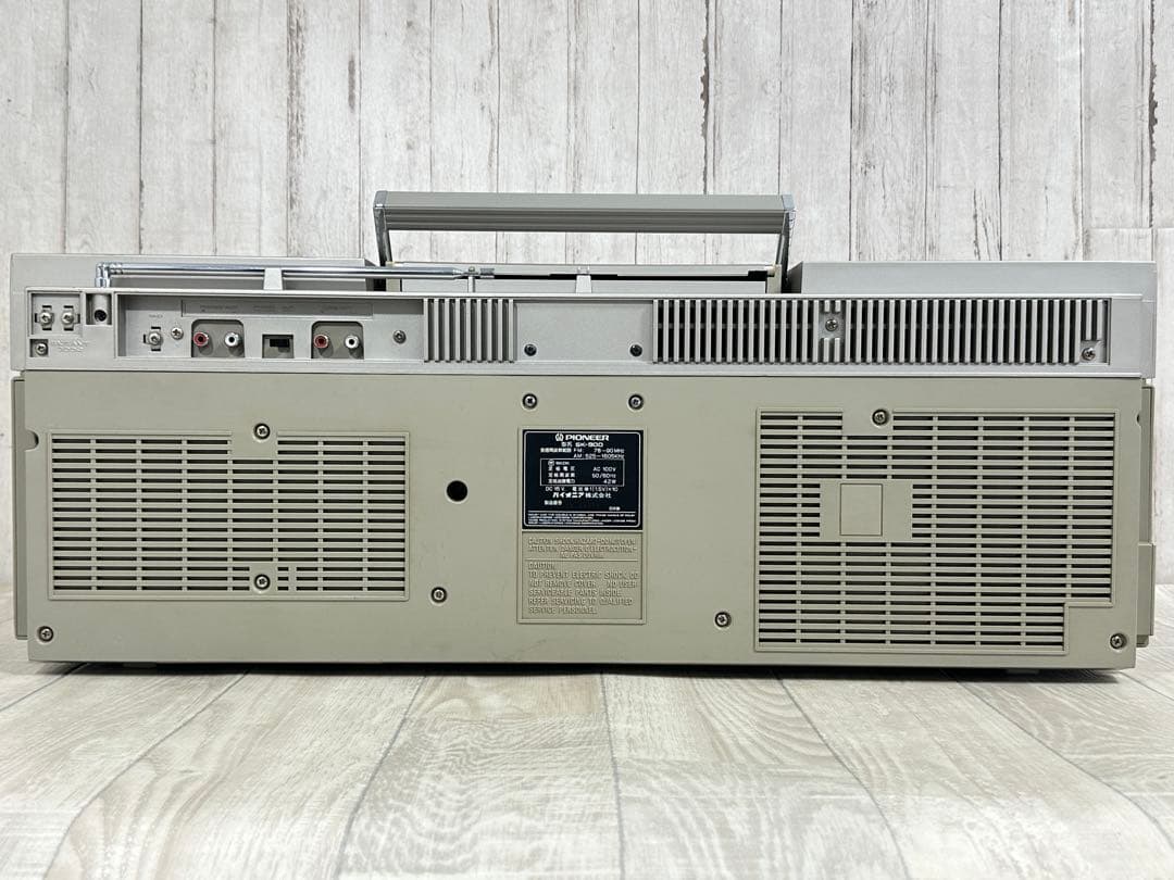 動作品| PIONEER パイオニア ラジカセSK-900 希少レトロ ラジオ - メルカリ