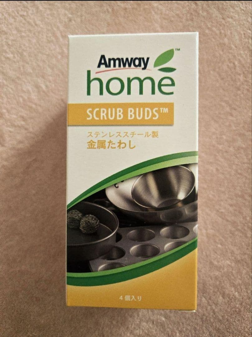 新品 アムウェイ スクラブバッズ 4個セット 金属たわし - メルカリ