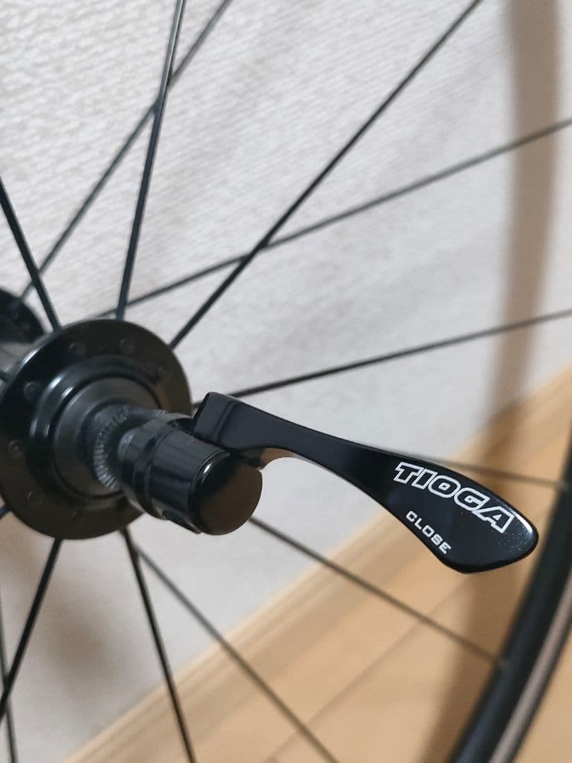 走行500キロ☆玉当たり調整済み シマノ wh-r 501ホイール 前後セット