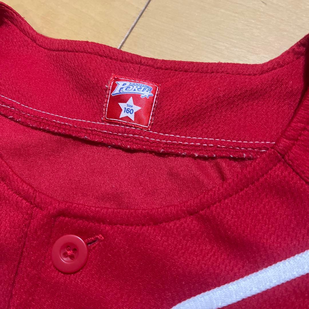 ポルテ ユニフォーム7点セット 160㎝ ジュニア用ストッキング 帽子M