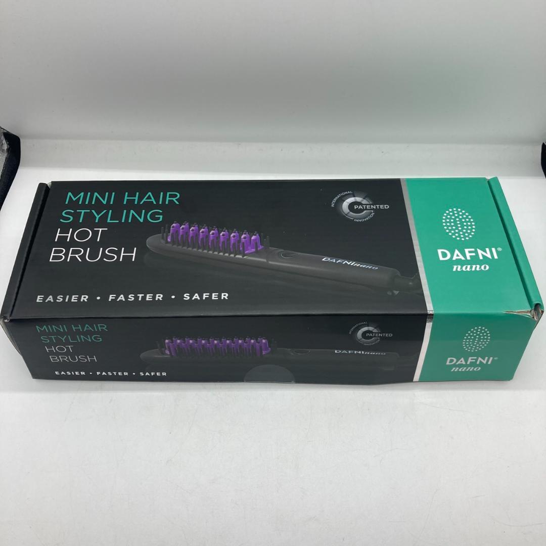▼YAMAN DAFNI DH1.6N　ブラシ型ヘアアイロン　ダフニ　ナノ DAFNI nano ダフニ ナノ 海外対応 ヤーマン ショート ミディアム用