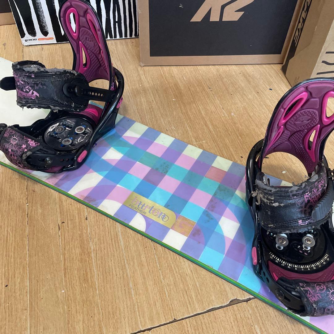 BURTON×FLUX バートン フラックスバインディング付 スノーボードセット