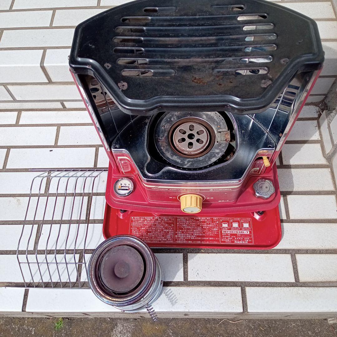 コロナ石油ストーブSR1 レトロ 赤外線反射式 タンク一体型 電子点火