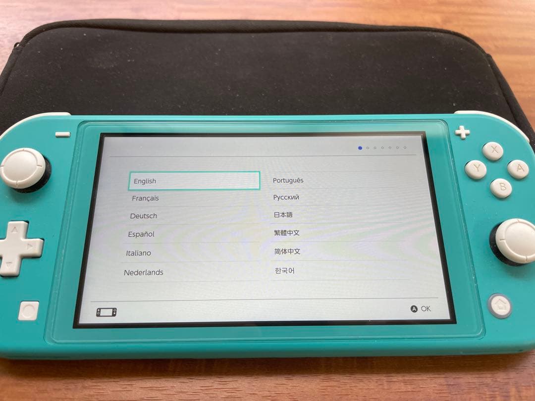 美品】Nintendo Switch lite ターコイズ 箱なし・充電器なし