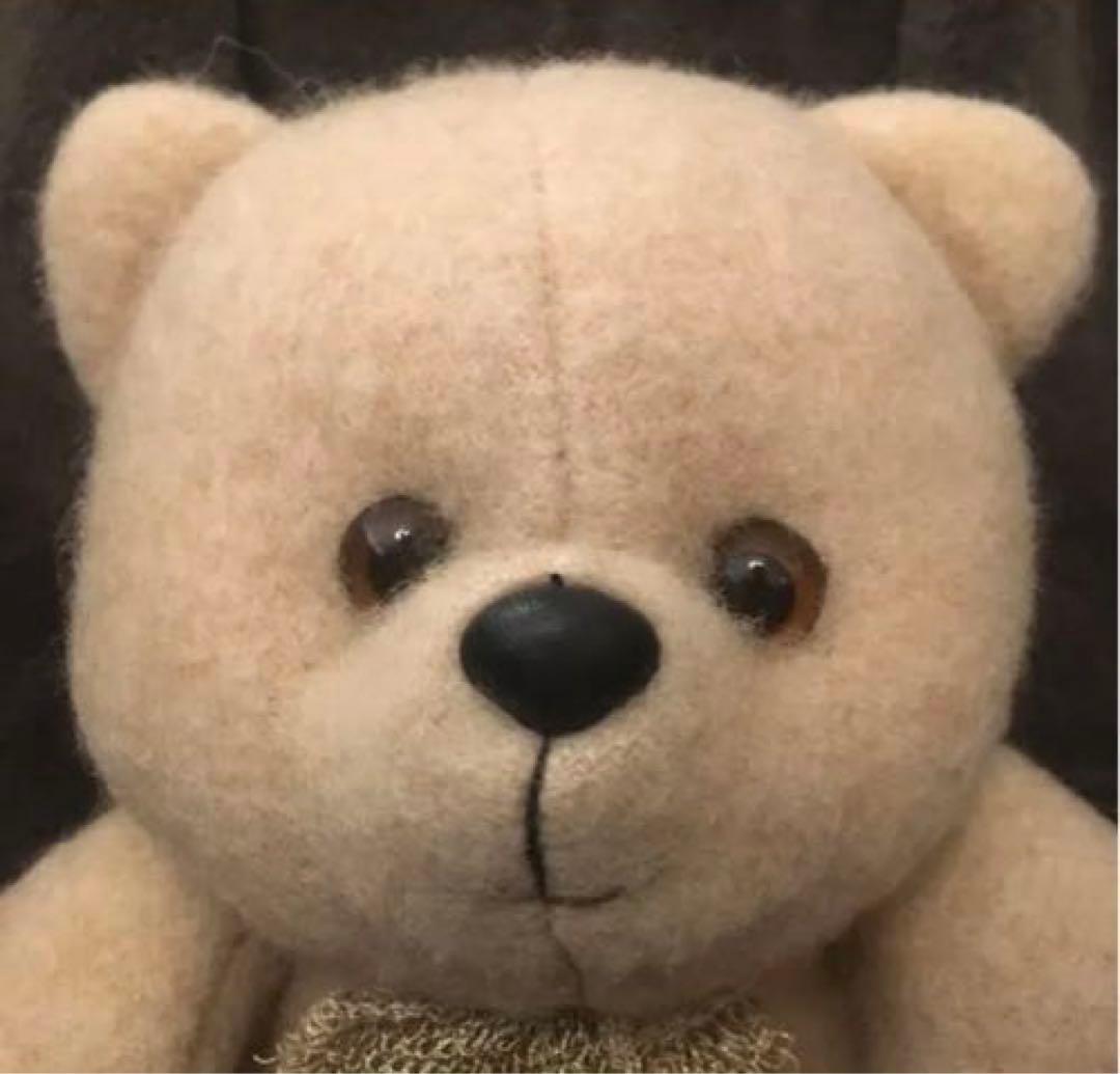 美品】AGNONA アニオナ カシミヤベアー小 ベージュ系 - メルカリ