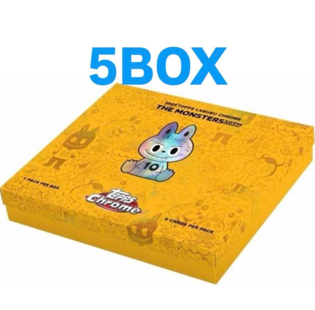 2025 Topps Chrome Labubu ラブブ トレカ 5BOX 2025 Topps Chrome Labubu 5box - メルカリ