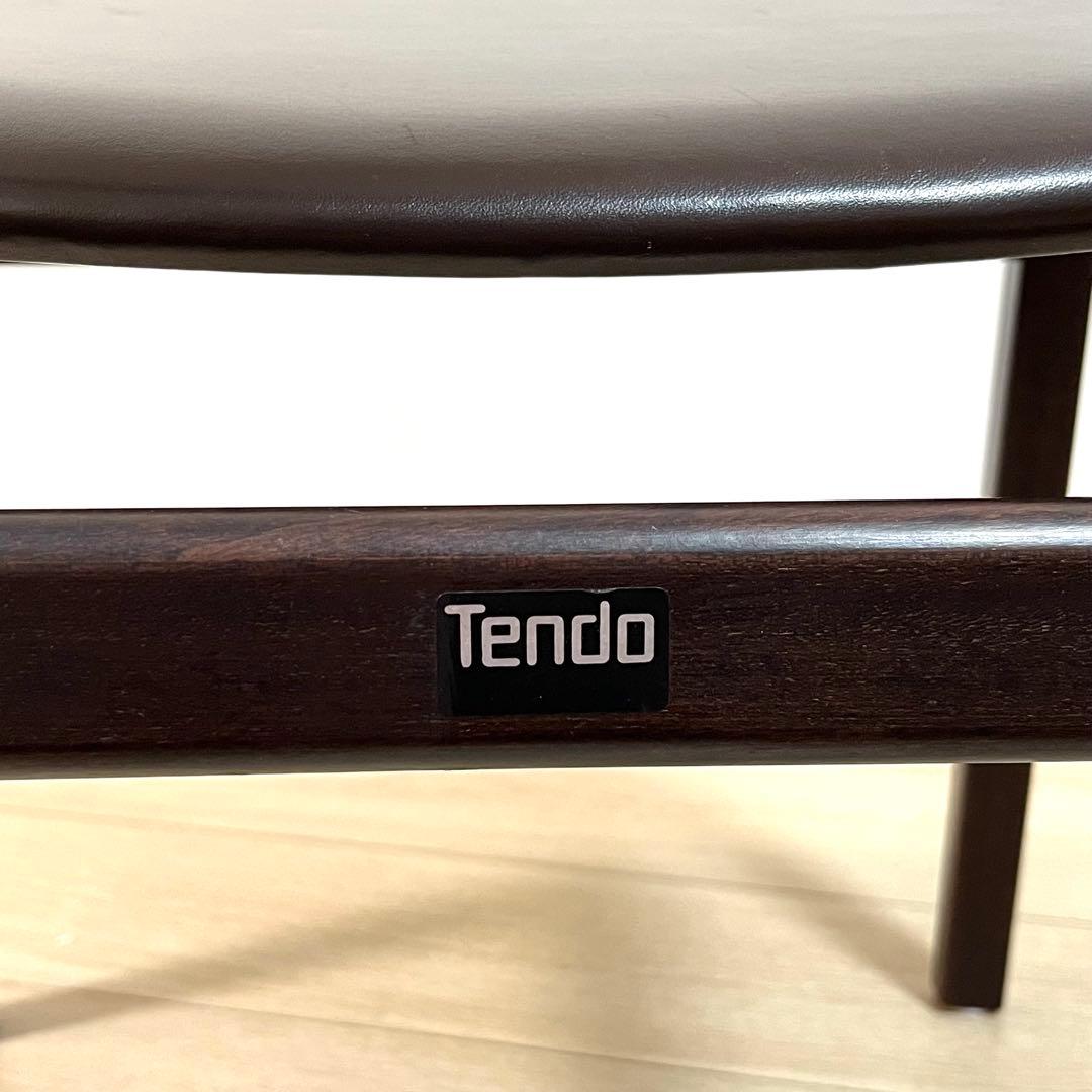 て31)Tendo 天童木工 菅沢光政 ラダーバックチェア ダイニングチェア