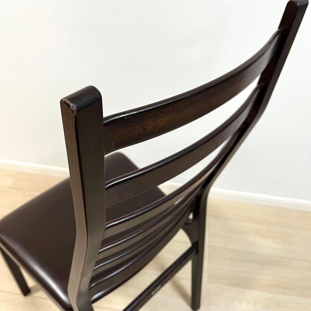 て31)Tendo 天童木工 菅沢光政 ラダーバックチェア ダイニングチェア