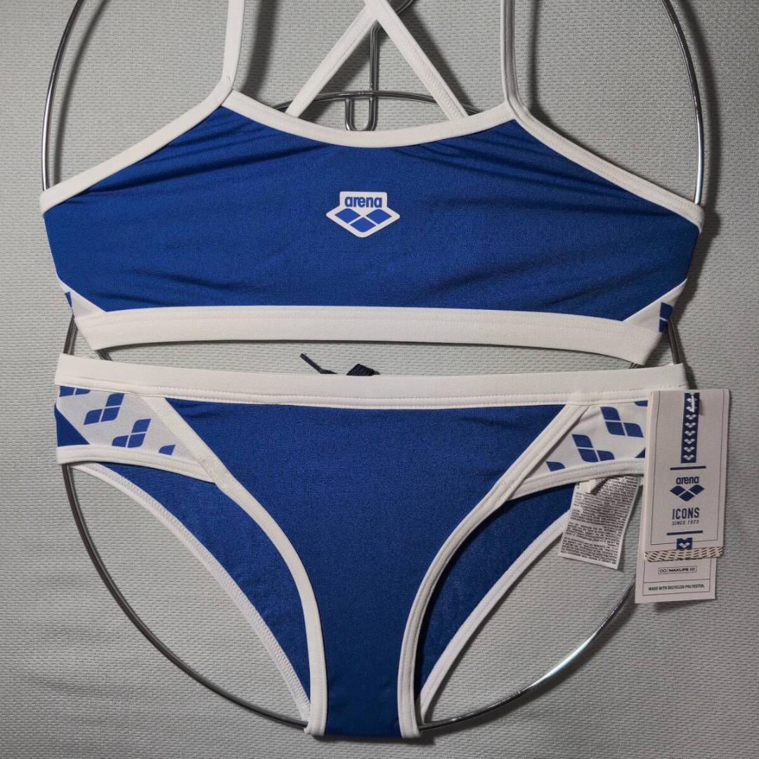 Arena 女性用 ビーチバレー ツーピースビキニ ブルマ Royal US28