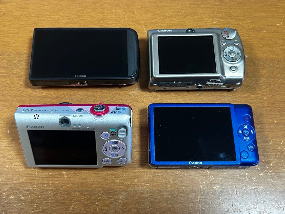 デジタルカメラ4台まとめ売りジャンク