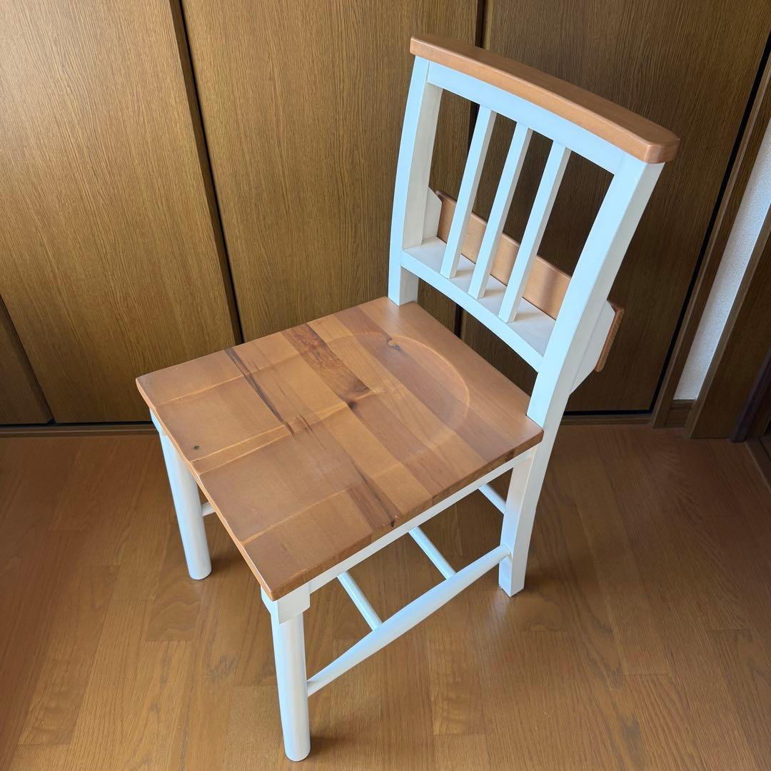 フレンチシャビーテイスト家具シリーズ Lilium ダイニングチェア 1脚目
