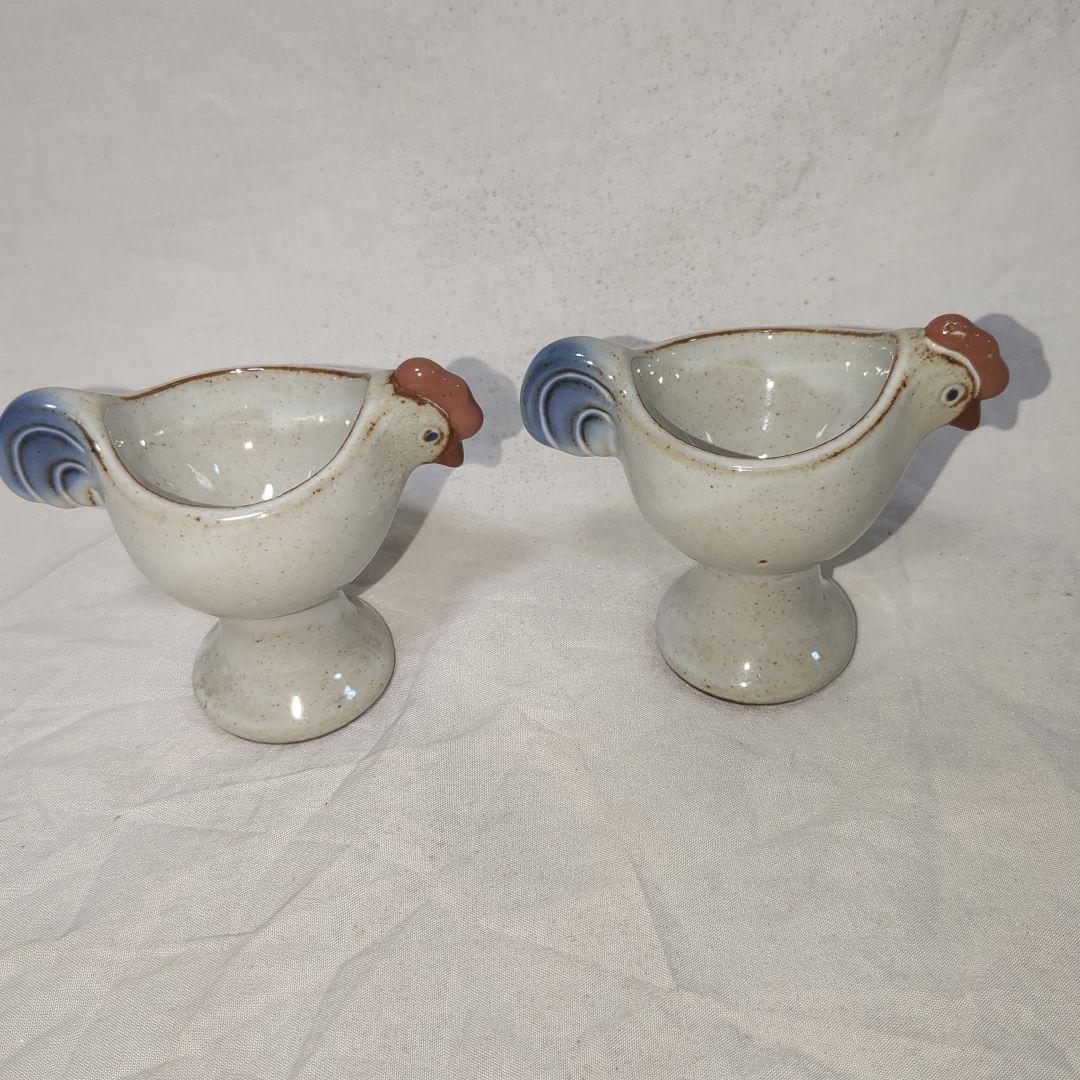 リサラーソン　 にわとり　鶏　エッグスタンド　北欧雑貨　2個セット 90199.jpg