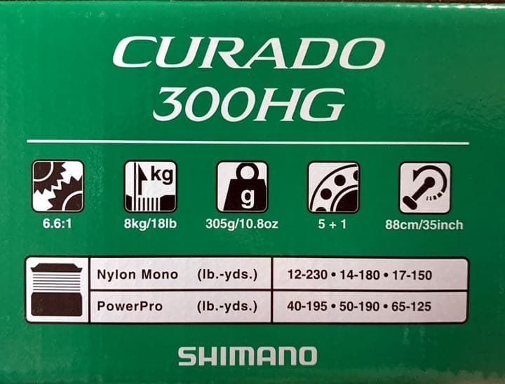 USシマノ限定】CURADO クラド 300 HG ギア比 6.6:1 - メルカリ