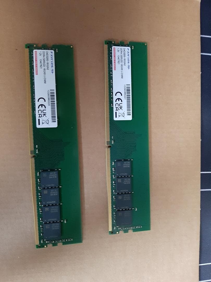 ジャンク】 ドスパラ DDR4 16GBメモリ2枚セット 32GB - メルカリ