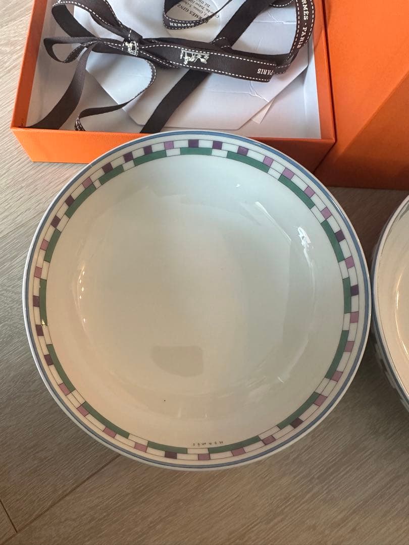 エルメス ￼シリアルプレート 〈エルメス・アン・コントルポワン〉 3点