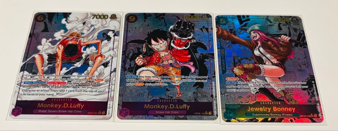 海外版】モンキー・D・ルフィ SEC スーパーパラレル(コミパラ)3枚