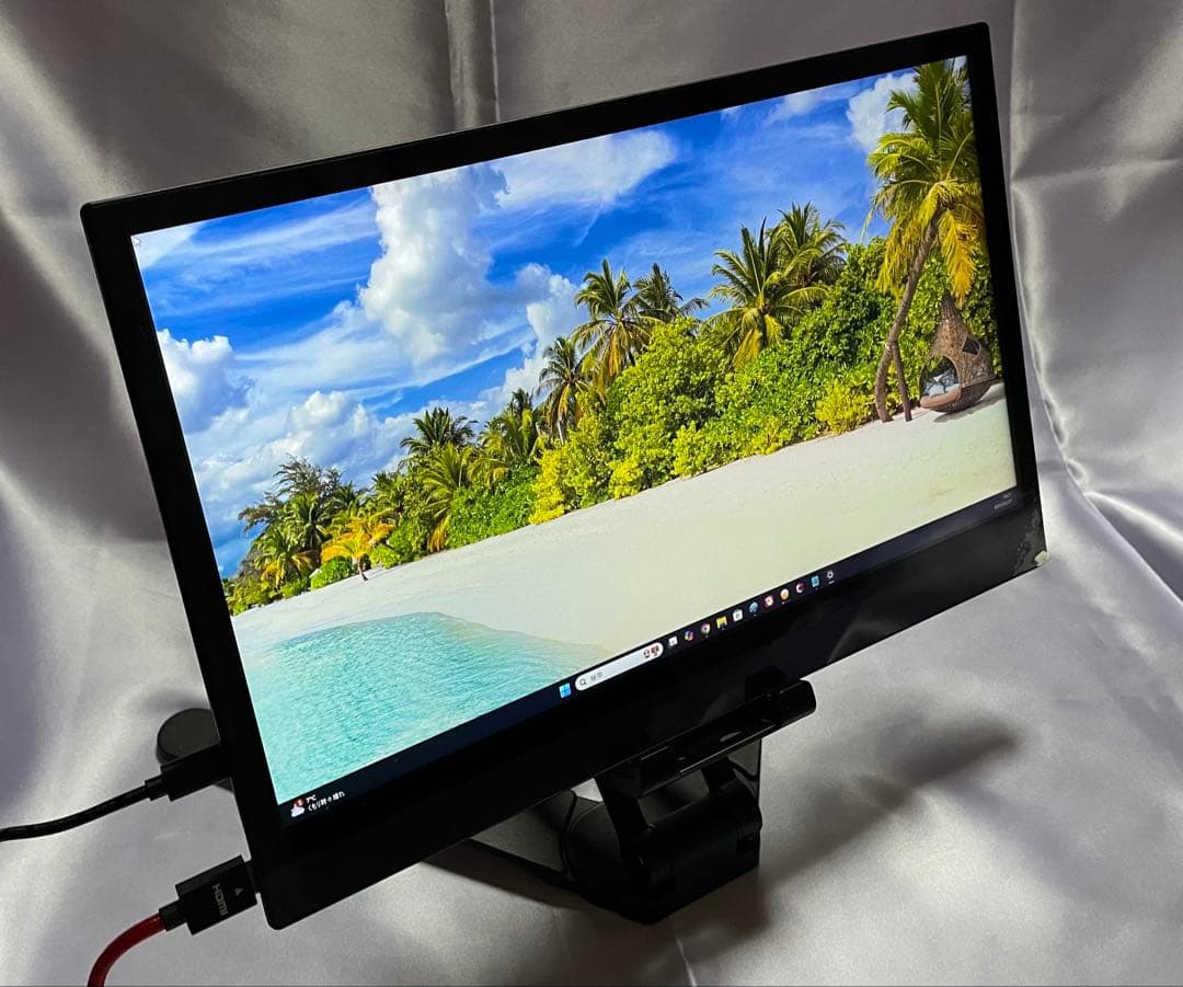 お値下げ モニター 23.8インチと14インチの2台セット