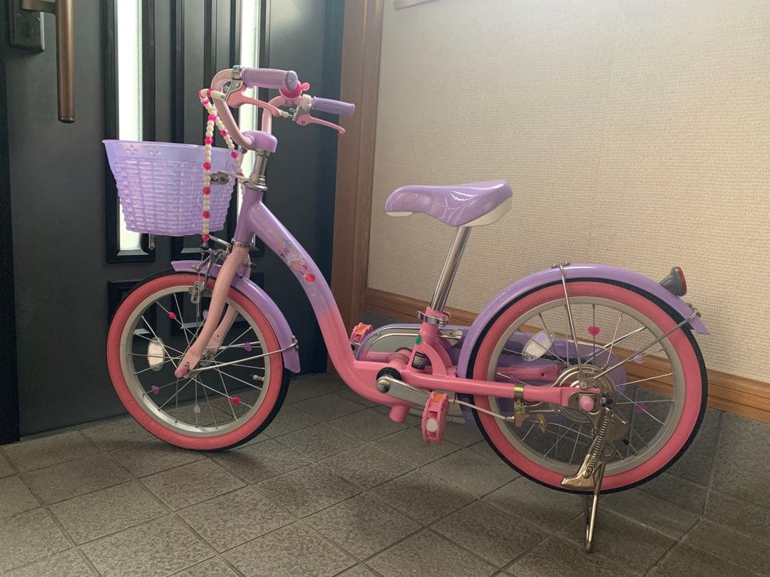 子供 自転車 小さなプリンセスソフィア 両立スタンド 16インチ - メルカリ