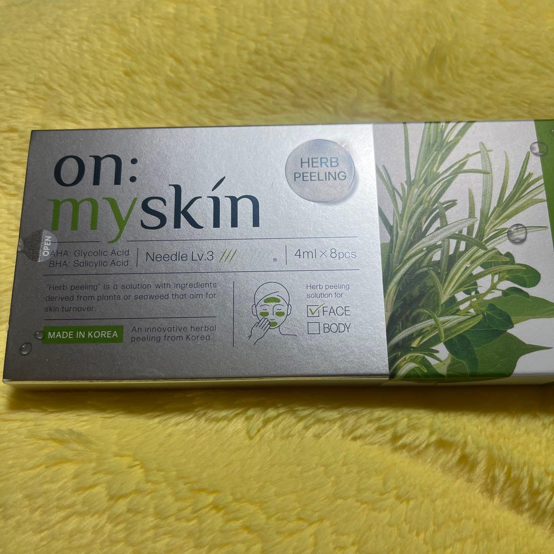 8pc入り】on: myskinオンマイスキン ハーブピーリング - メルカリ