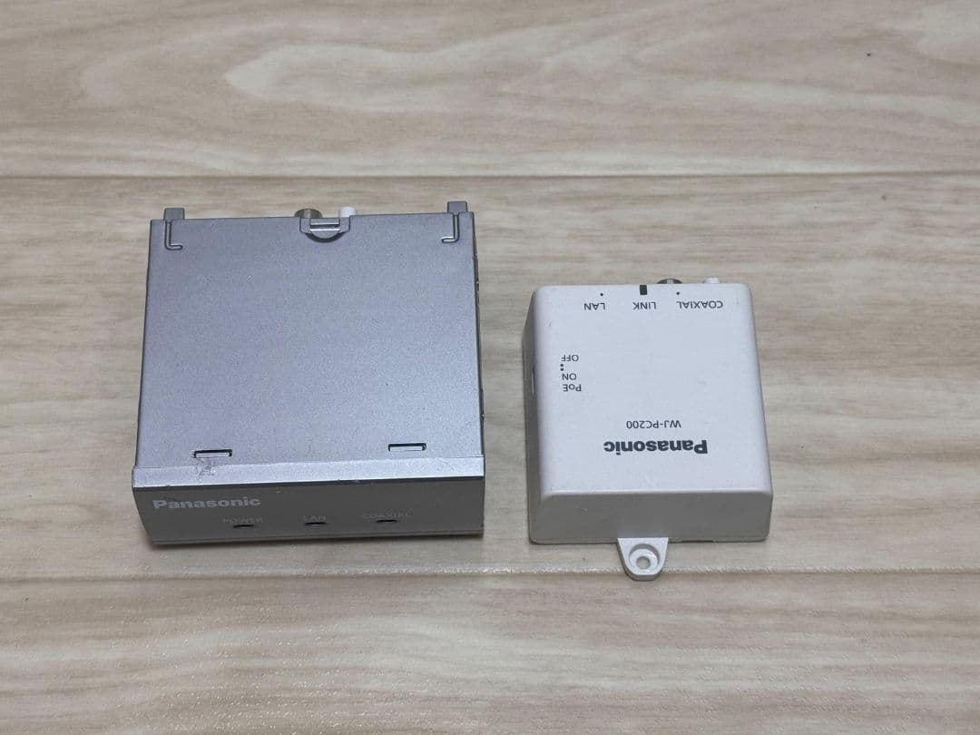 Panasonic WJ-PR201、WJ-PC200 コンバーター動作確認済み Amazon.co.jp: パナソニック 同軸-LANコンバーター カメラ側 WJ-PC200