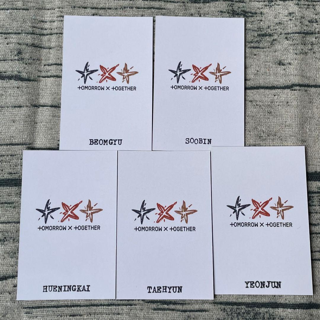 tomorrow TXT トゥバ 事前収録 サノク トレカ 5枚 - メルカリ