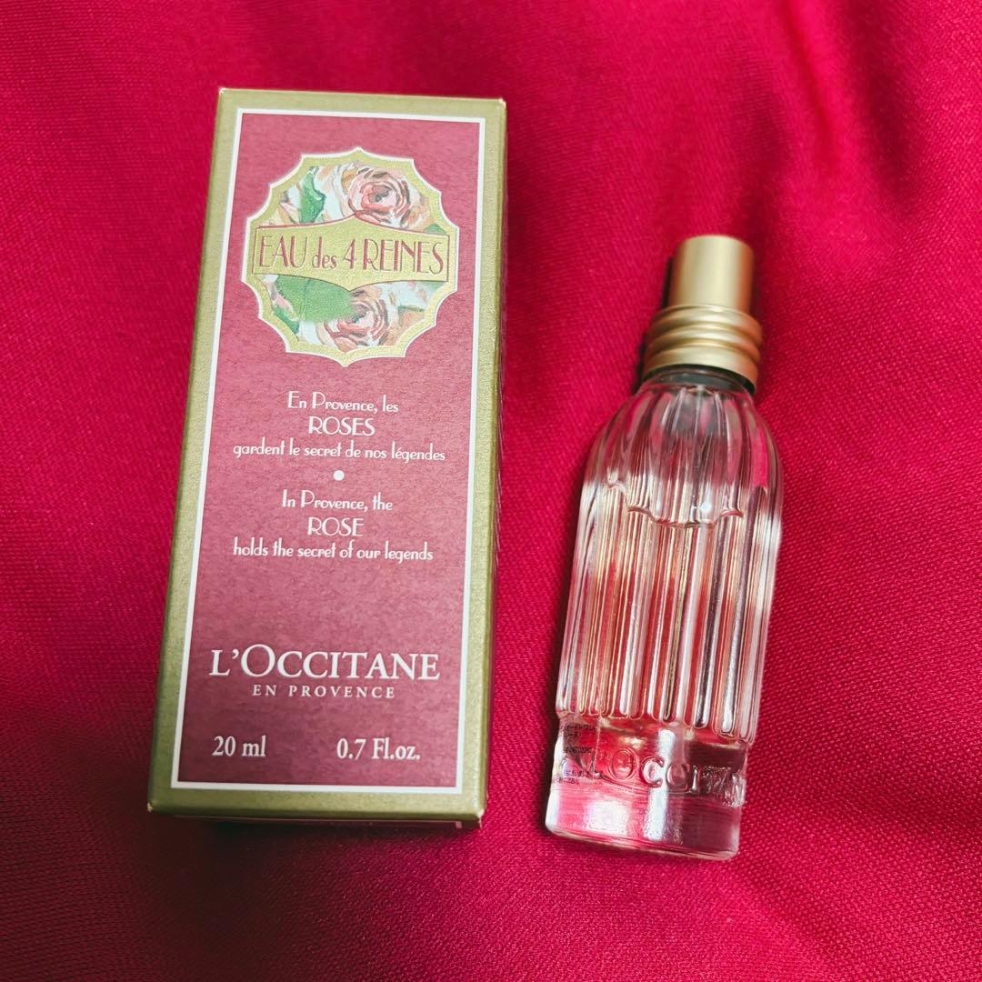 新品】ロクシタン オードトワレ オー デ キャトル レーヌ ローズ20ml