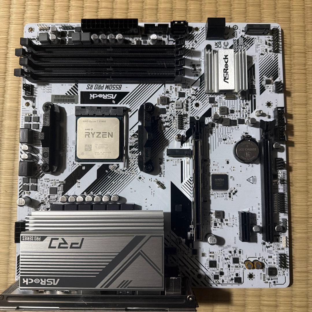 マザーボード ASRock B550M Pro RS+ AMD Ryzen 7 5700X ASRock B550M Pro RS Motherboard AM4 Micro ATX DDR4 Ryzen 5000/4000