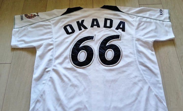 当時物 限定】ロッテ マリーンズ 岡田 サード ユニフォーム デサント
