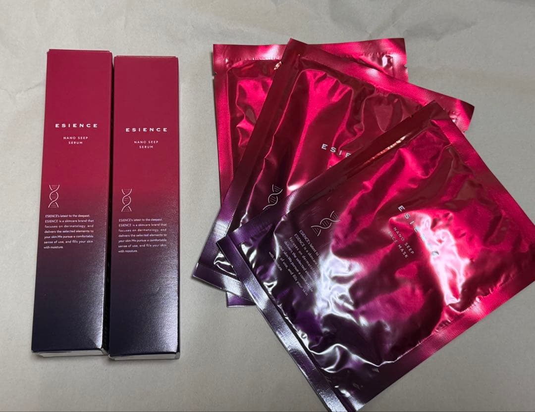 ESIENCE ナノプシーセラム 導入美容液2本＆マスク3つ - メルカリ