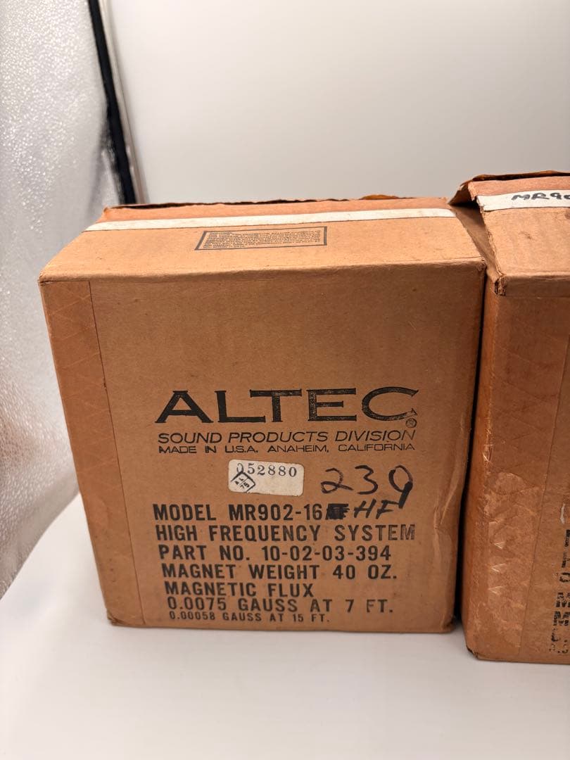ALTEC LANSING MR802-16HF ローレンジスピーカー - メルカリ